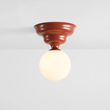 Plafoniera Fala Teracotă S 17 cm 1xG9