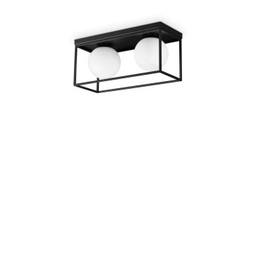 Plafoniera Lingotto Negru - 45 cm