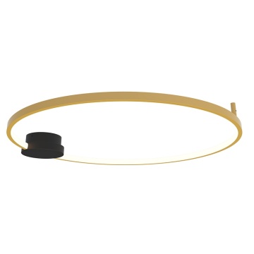 Plafonieră Orbita Duo LED 3000K - Negru mat, Gold Matt