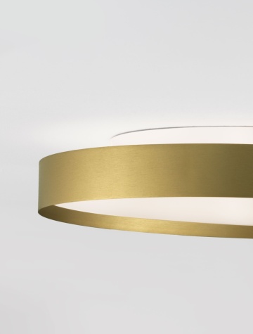 Plafoniera Roi Auriu periat Ø50 x H 8,5 cm