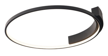 Plafonieră Velvet 60cm negru