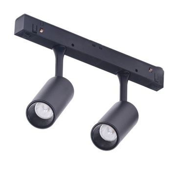 Proiector pe sina magnetica Alfa Nikki 2x3W 3000K - Negru