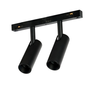 Proiector pe sina magnetica Alfa Niko 2LINE 2X7W CCT SWITCH - Negru
