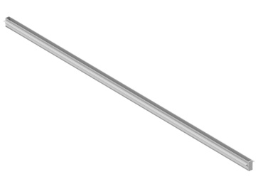 Șină magnetică incastrata Magneto L 200 cm, A 6,7 cm - Alb