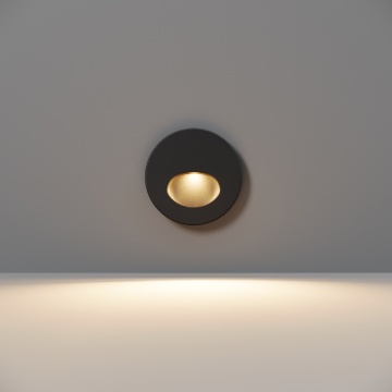 Spot Bil Ø 7 cm 3000K - Negru