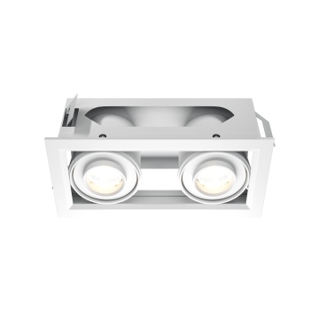 Spot incastrat Metal Modern - 19.4 cm, 3000K, Alb