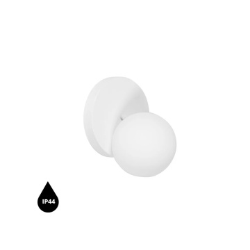 Aplică de perete REFA A white IP44, alb