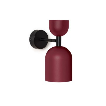 Aplică de perete SUPURU W burgundy adjustable with black tube, burgundy