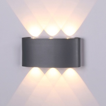 Aplica exterior Arcs 6W 3000K - Gri Oscuro