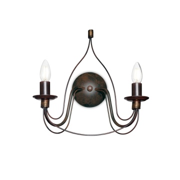 Aplică perete Corte Maro - 36 cm