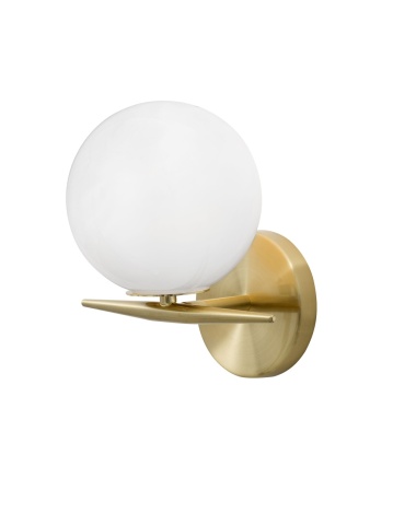 Aplica perete decorativa Vitton Alb / Brass 21 x 18 x 22 cm
