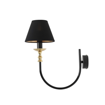 Aplica Roma Negru 1xE14