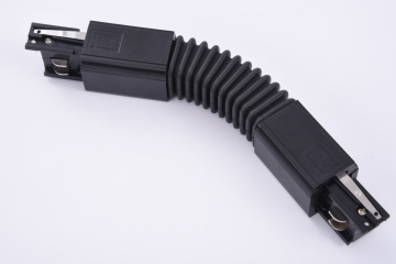 Conector flexibil sistem șină Track 3LINE - Negru