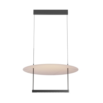 Corp de iluminat suspendat Ambience Ø 60 cm 3000K - Negru