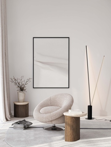 Lampadar Kimolia Negru Ø22 x H 182 cm