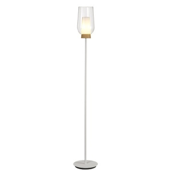 Lampadar Nora Ø 26 cm - Alb/ Lemn