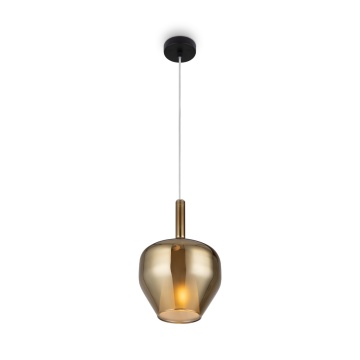 Pendul Duality Ø 20 cm E27 - Negru