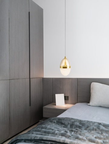 Pendul Egna Opal / Auriu Ø12 x H 120 cm