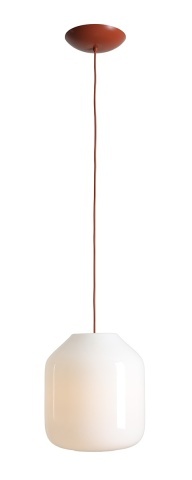 Pendul Flask 27 cm 1xE27 - Teracotă
