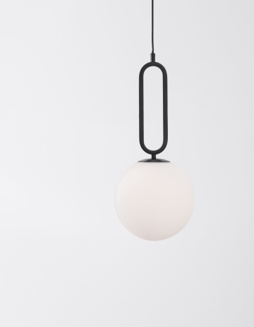 Pendul Grus Opal / Negru Ø25 x H 120 cm