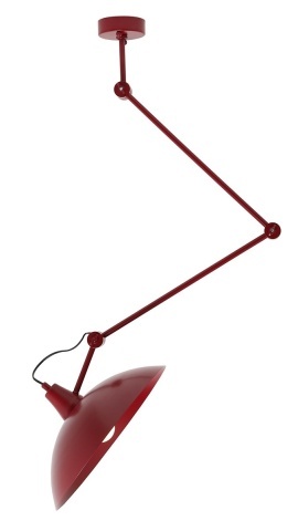 Pendul Melos 1xE27 - Roșu vin
