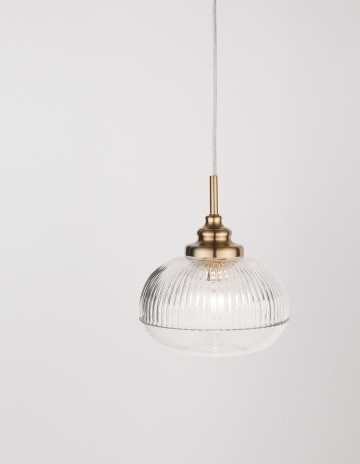 Pendul Mond Transparent / Auriu Ø18 x H 120 cm
