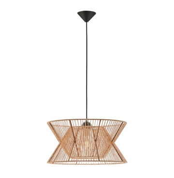 Pendul natural Argela - Negru / Lemn deschis