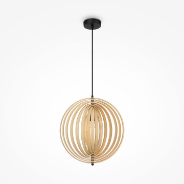 Pendul Roots Ø 43 cm E27 - Negru