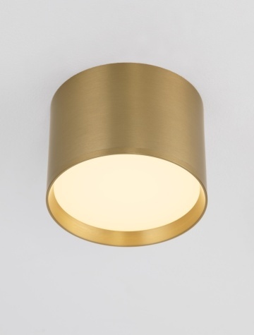 Plafoniera Ζιαζα Gold Matt Ø12 x H 8,6 cm