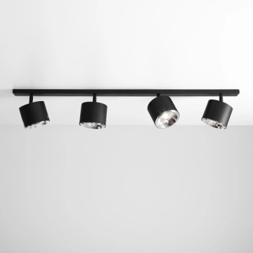 Plafoniera Bot 4 Negru 100 cm 4xGU10