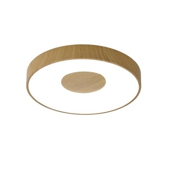 Plafoniera Coin 80W 2700K-5000K - Lemn