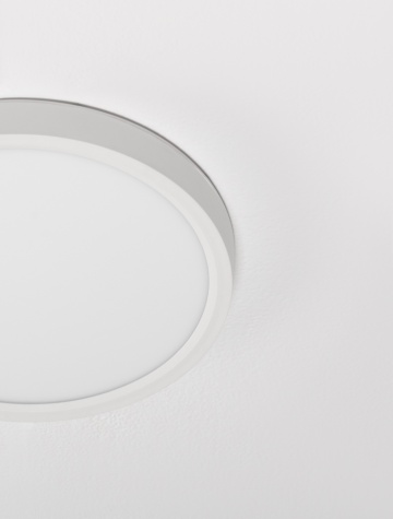 Plafoniera Dixie Alb Ø22 x H 2,5 cm