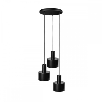Plafonieră ENKEL 3P black, negru