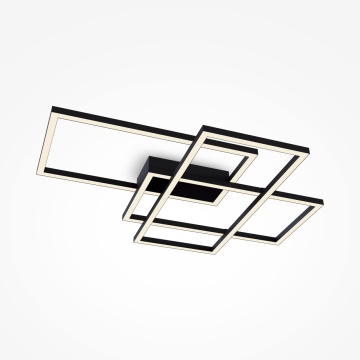Plafonieră Line L 8 x l 68 cm 3000K - Negru