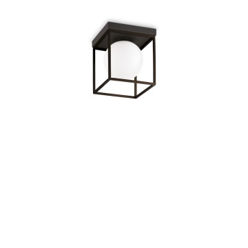 Plafoniera Lingotto Negru - 18 cm