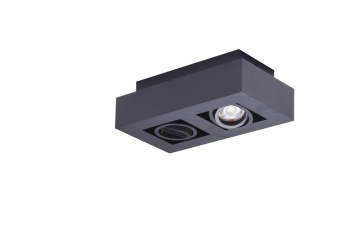 Plafoniera Nikea 2 Gu10 - Negru