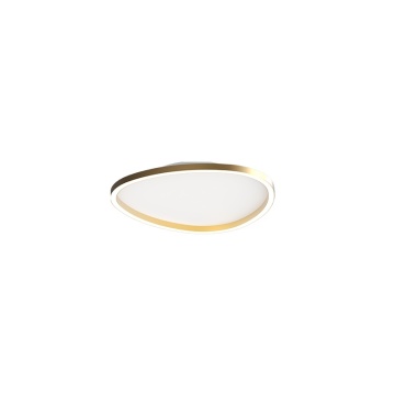 Plafonieră Onda Disk LED 3000K - Gold Matt