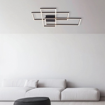 Plafonieră Quadro Luce LED 3000K - Negru