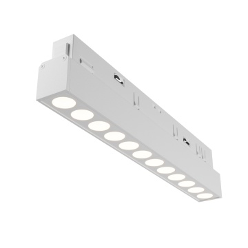Proiector pentru sina Sina magnetica Exility - 22 cm, DIM DALI Alb