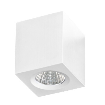 Spot aplicat Nano Square - Alb
