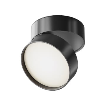 Spot aplicat Onda - Ø 12 cm, 4000K, Negru