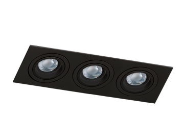 Spot încastrat Caro 3S - Negru