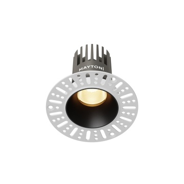 Spot incastrat Dip - Ø 9.2 cm, 2700K, Negru