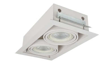 Spot încastrat Nova 2 Wh/Wh - Alb