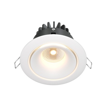 Spot incastrat Yin - Ø 9.8 cm, 3000K, Alb