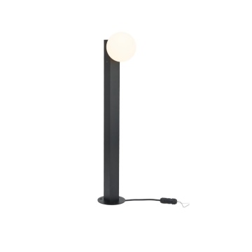 Stalp exterior Interlaken Ø 15,4 cm - Negru