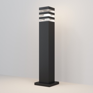 Stalp Unter den Linden L 14 x l 14 cm E27 - Negru