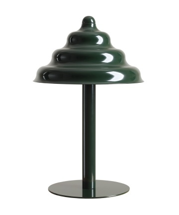 Veioză Fala 23 cm înălțime 36 cm 1xG9 - Verde