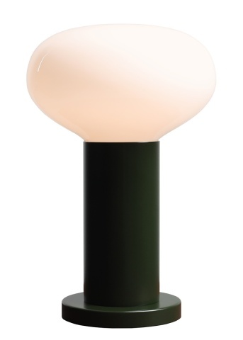 Veioză Flo 19 cm 1xE14 - Verde mușchi