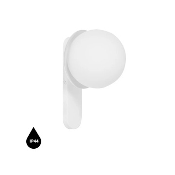 Aplică de perete KUUL D white IP44, alb